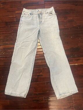 refuge Light Blue Wide High-Rise Jeans